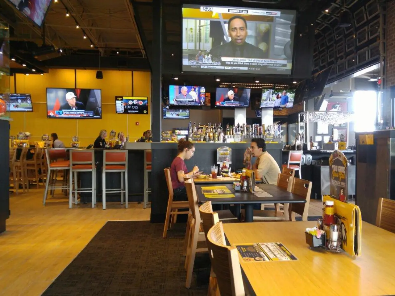 Photo of the bar area of a Buffalo Wild Wings