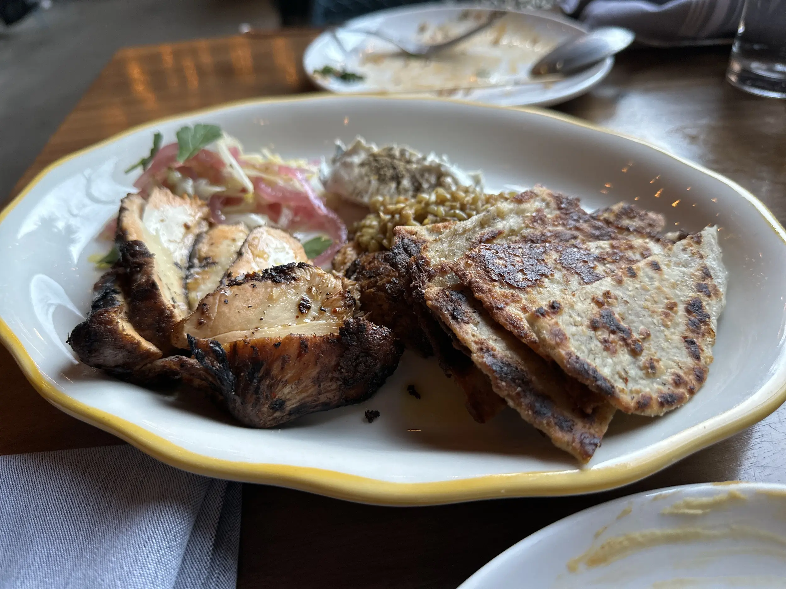 Photo of mushroom shawarma