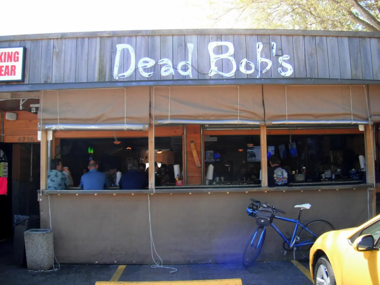 Photo of the outside of Dead Bob's Bar