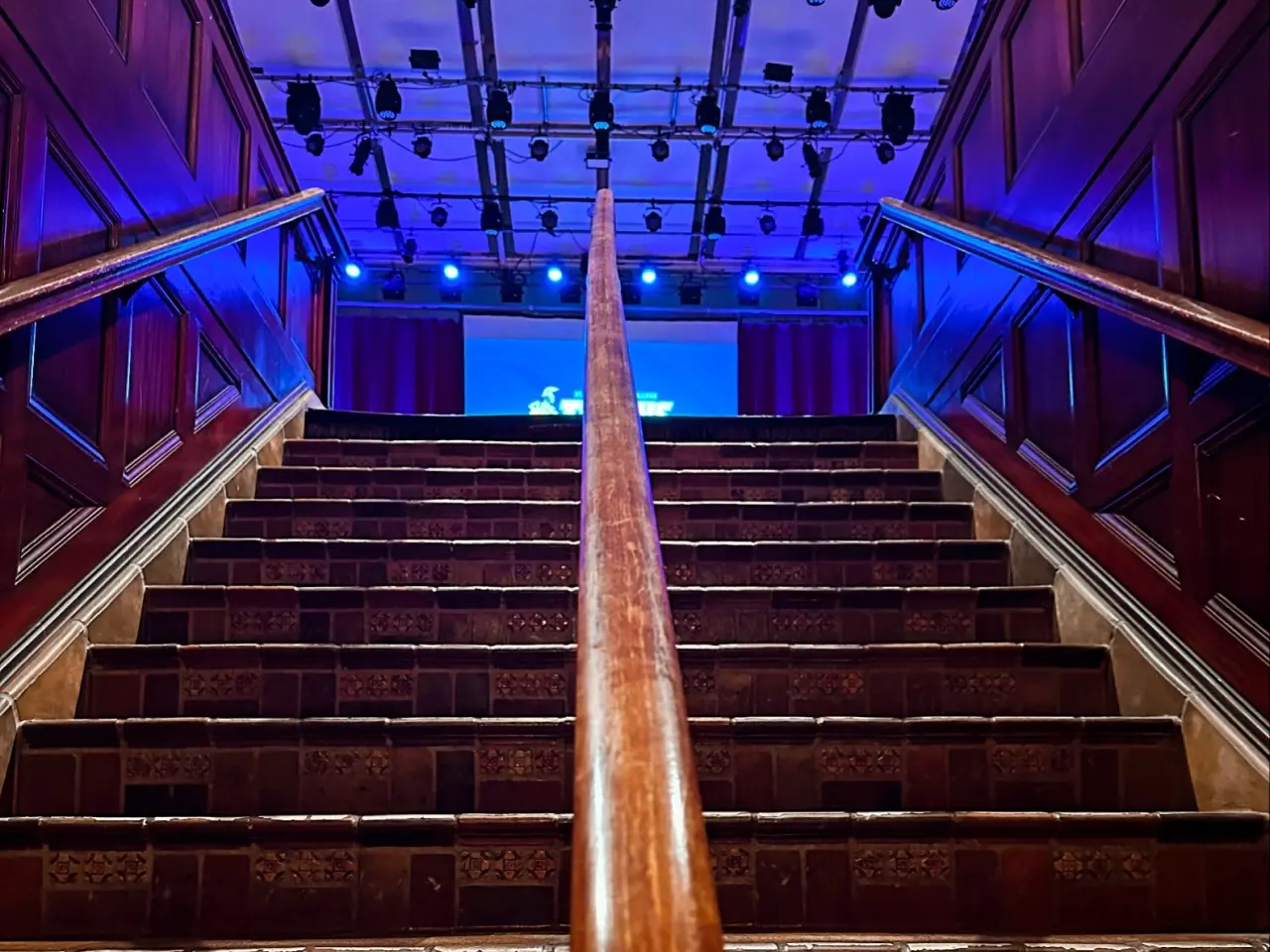 Photo of the stairs at the Palladium