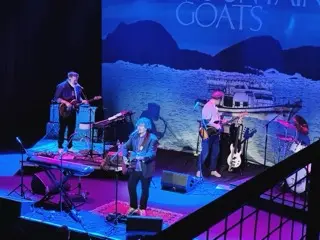 Photo of The Mountain Goats performing at Brooklyn Bowl Nashville