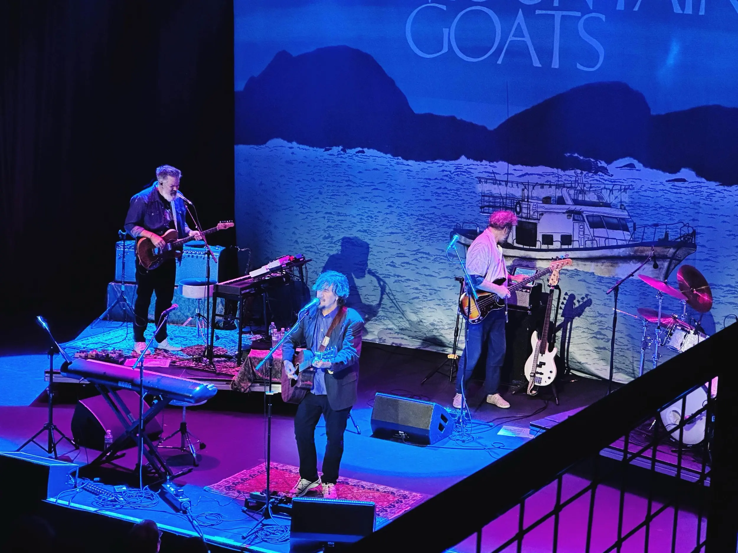 Photo of The Mountain Goats performing at Brooklyn Bowl Nashville